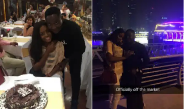 Comedian, Ajebo, Proposes To His Babe During Boat Cruise On Her Birthday In Dubai (Photos)